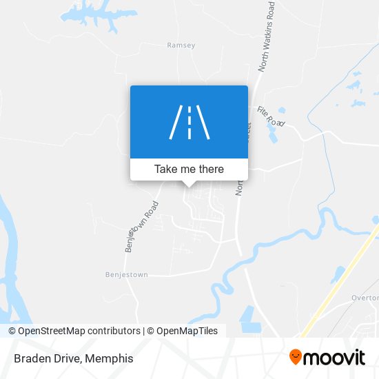 Braden Drive map