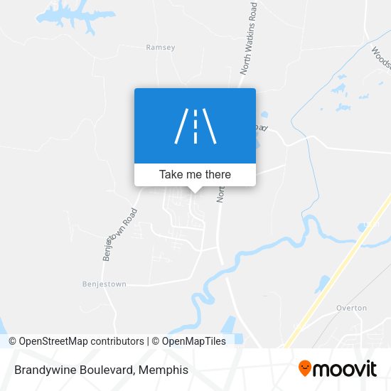 Brandywine Boulevard map