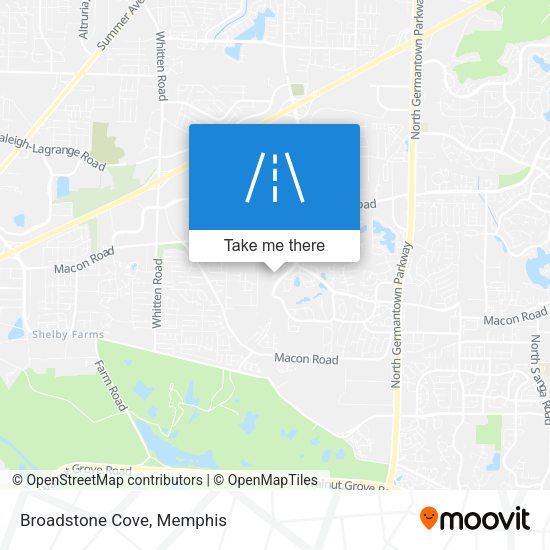 Mapa de Broadstone Cove