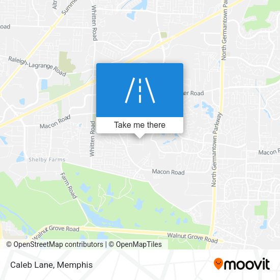 Mapa de Caleb Lane