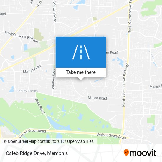 Caleb Ridge Drive map