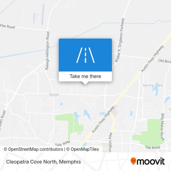 Cleopatra Cove North map