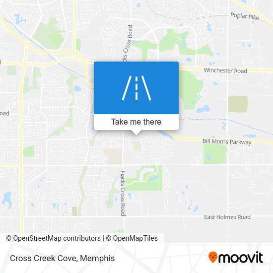 Mapa de Cross Creek Cove