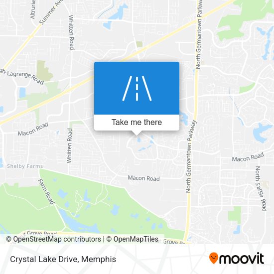 Mapa de Crystal Lake Drive