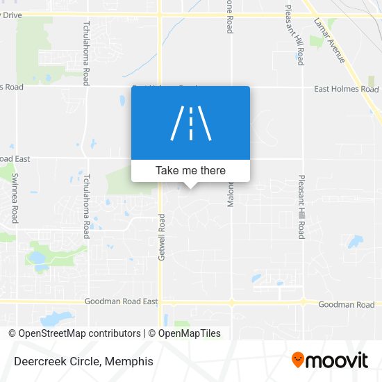 Mapa de Deercreek Circle