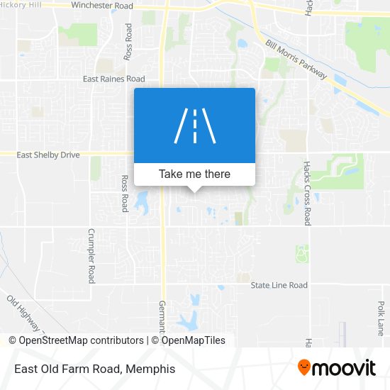 Mapa de East Old Farm Road