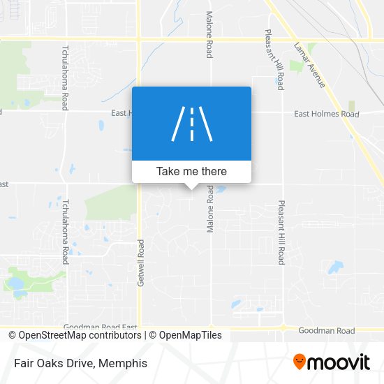 Mapa de Fair Oaks Drive
