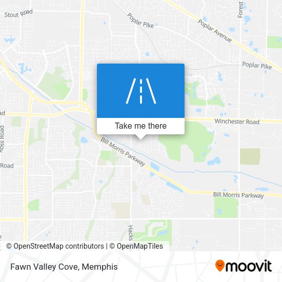 Mapa de Fawn Valley Cove