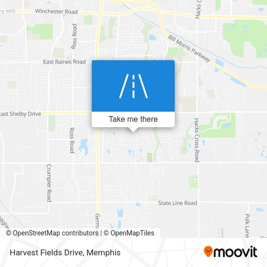 Mapa de Harvest Fields Drive
