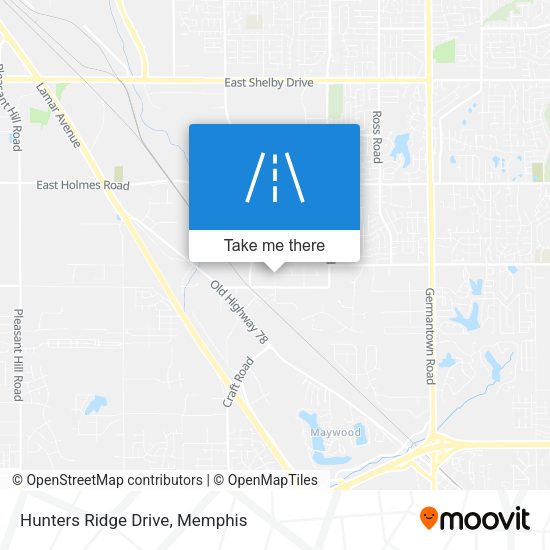 Hunters Ridge Drive map