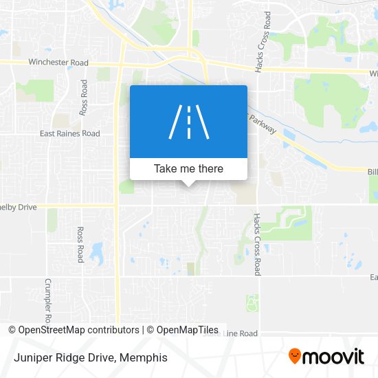 Juniper Ridge Drive map