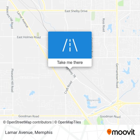 Mapa de Lamar Avenue