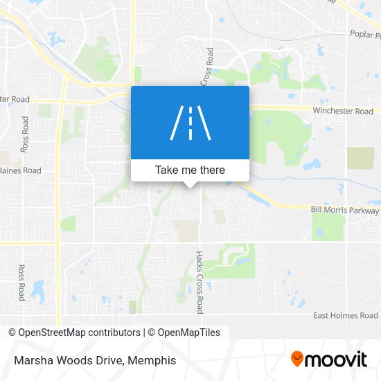 Mapa de Marsha Woods Drive