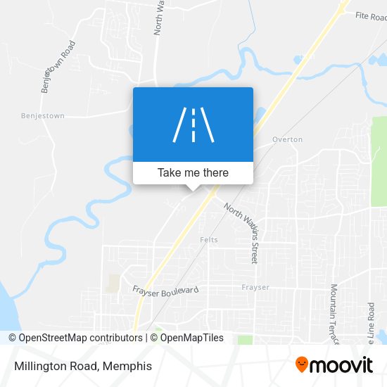 Mapa de Millington Road