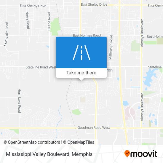 Mapa de Mississippi Valley Boulevard
