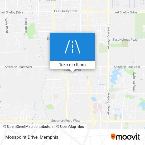 Mapa de Mosspoint Drive