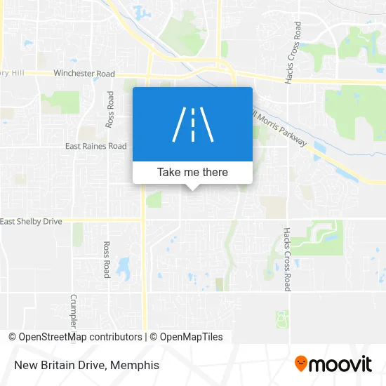 New Britain Drive map