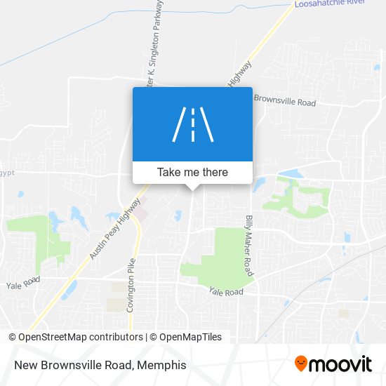 New Brownsville Road map