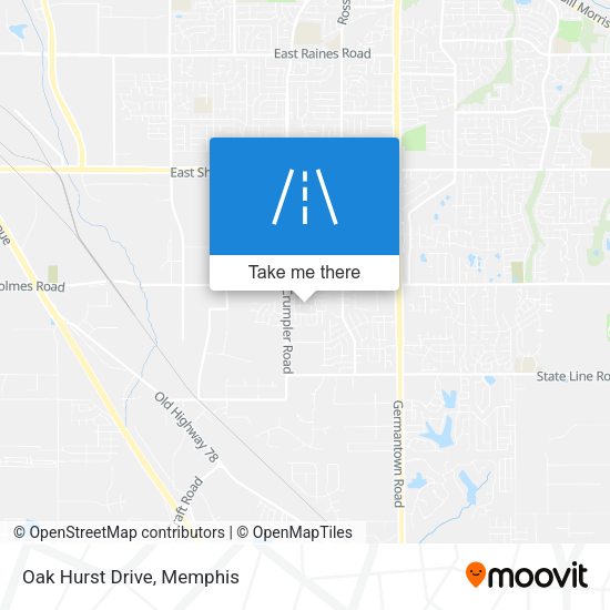 Mapa de Oak Hurst Drive