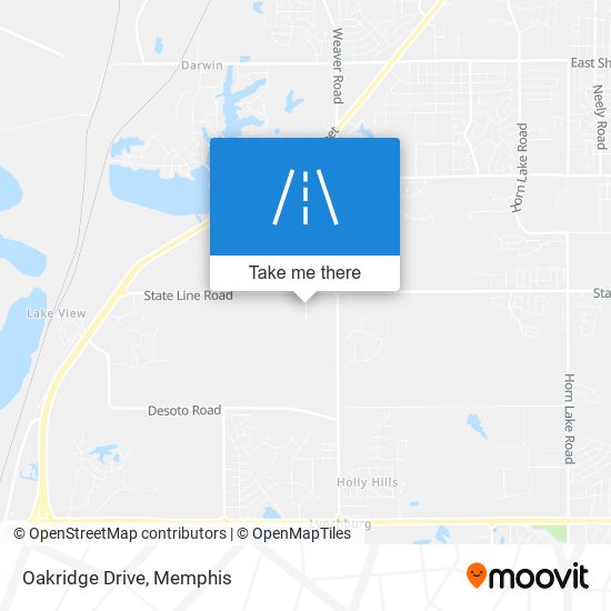 Oakridge Drive map