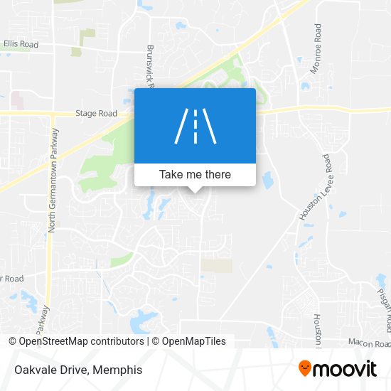 Mapa de Oakvale Drive