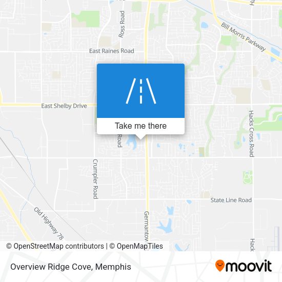 Overview Ridge Cove map