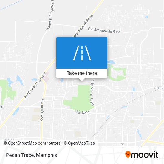Mapa de Pecan Trace