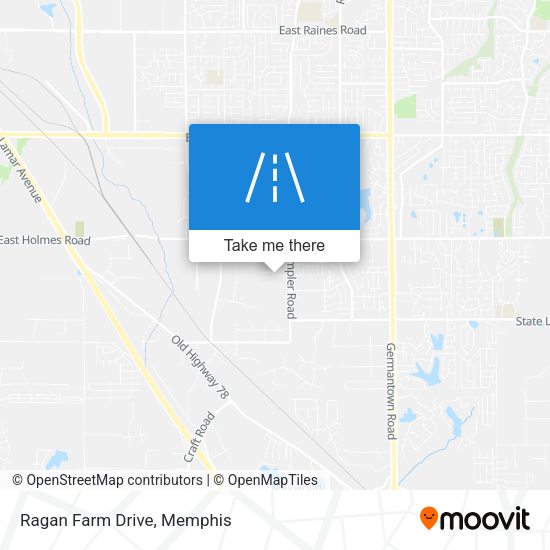 Ragan Farm Drive map