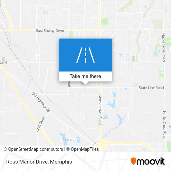 Mapa de Ross Manor Drive