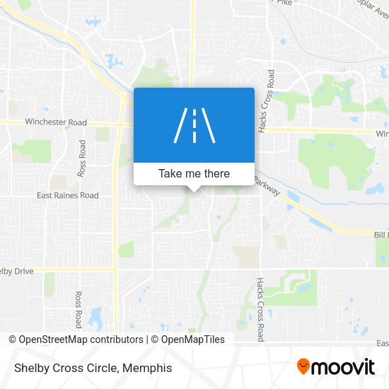 Shelby Cross Circle map