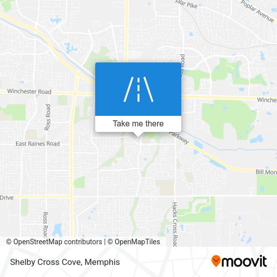 Mapa de Shelby Cross Cove