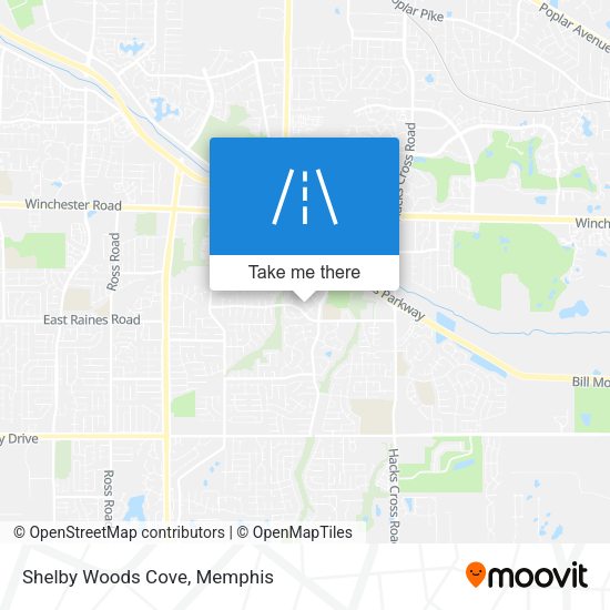 Mapa de Shelby Woods Cove