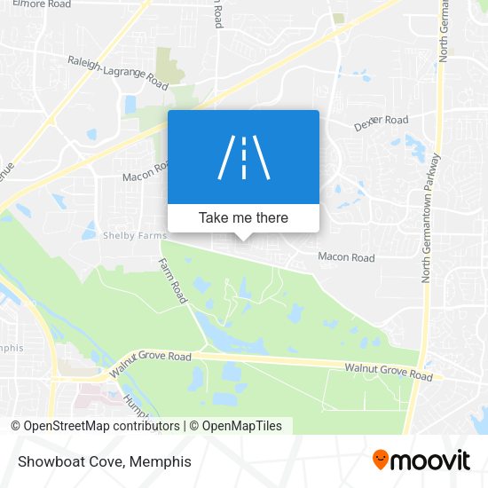 Mapa de Showboat Cove