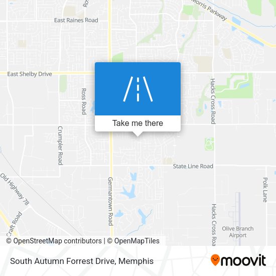 Mapa de South Autumn Forrest Drive