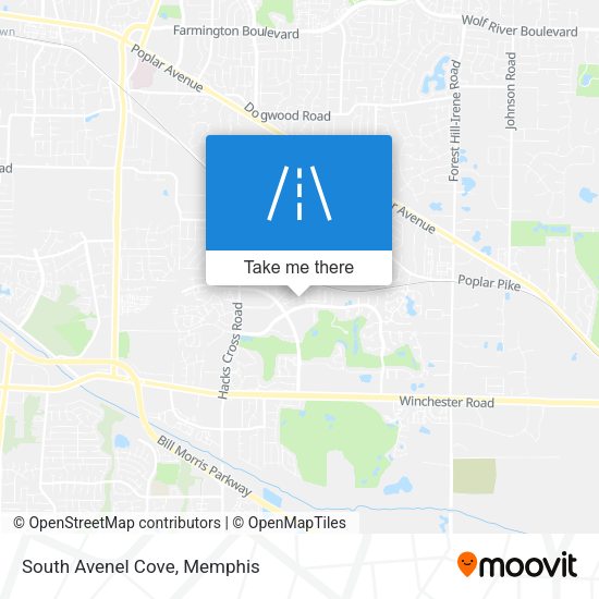 Mapa de South Avenel Cove