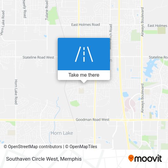 Mapa de Southaven Circle West