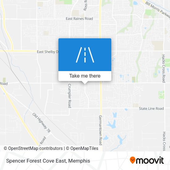 Mapa de Spencer Forest Cove East
