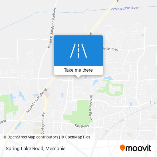 Spring Lake Road map