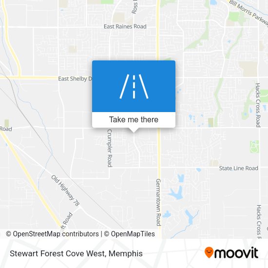 Stewart Forest Cove West map