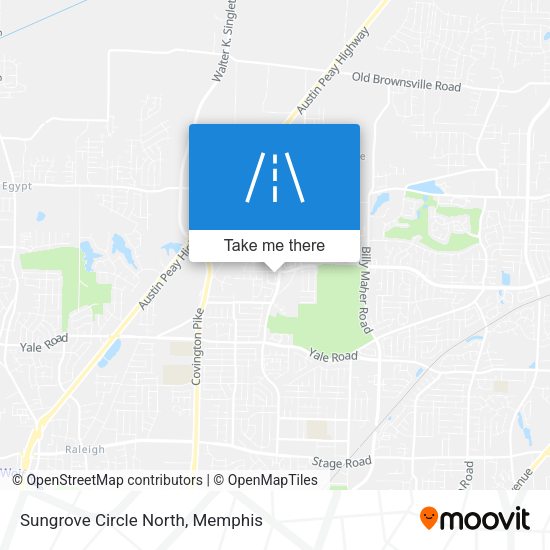 Sungrove Circle North map