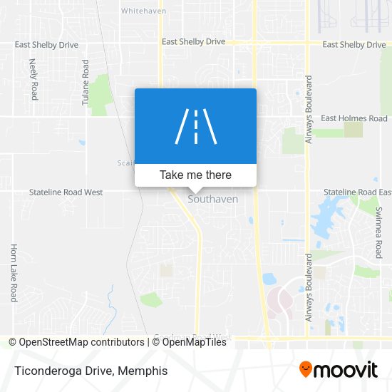 Mapa de Ticonderoga Drive