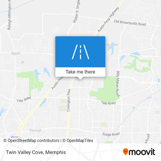 Mapa de Twin Valley Cove