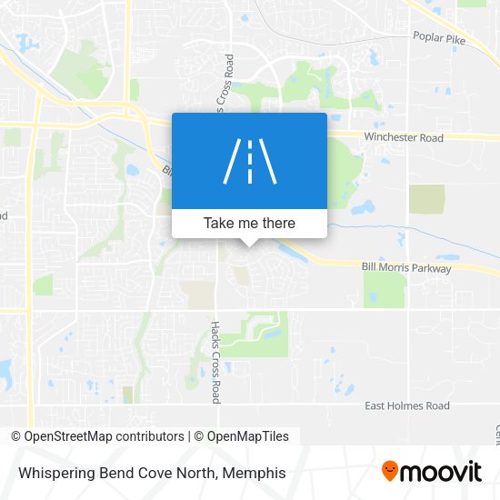 Mapa de Whispering Bend Cove North