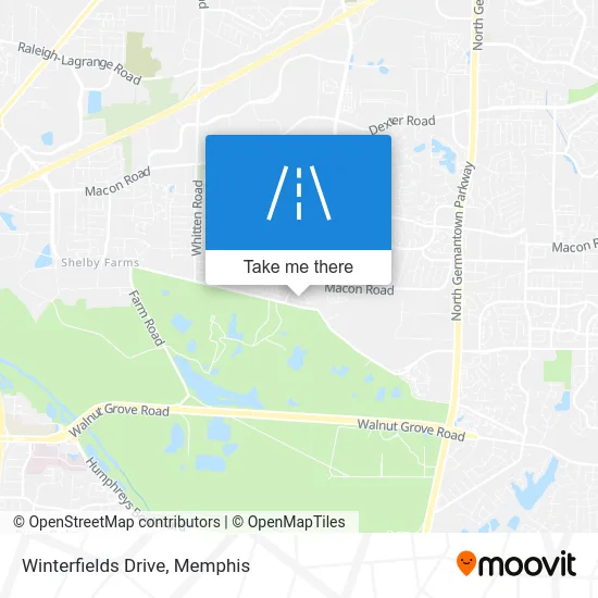 Winterfields Drive map