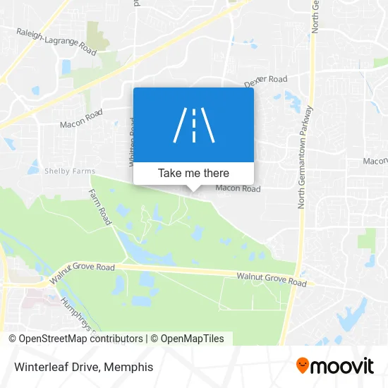 Winterleaf Drive map