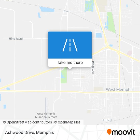 Ashwood Drive map