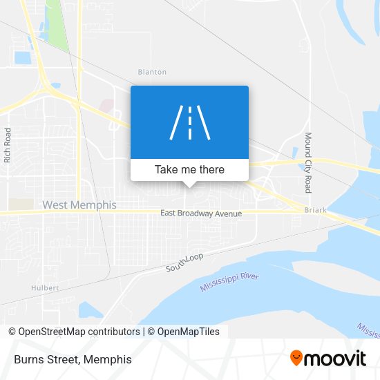 Mapa de Burns Street