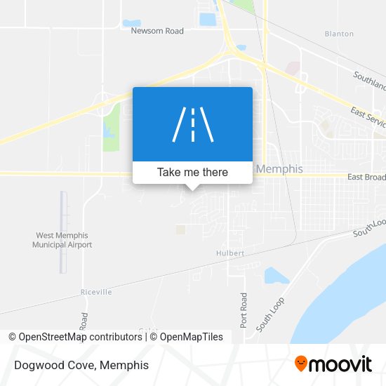 Mapa de Dogwood Cove