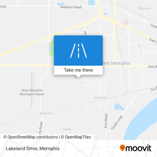 Mapa de Lakeland Drive
