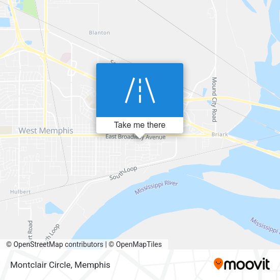 Montclair Circle map